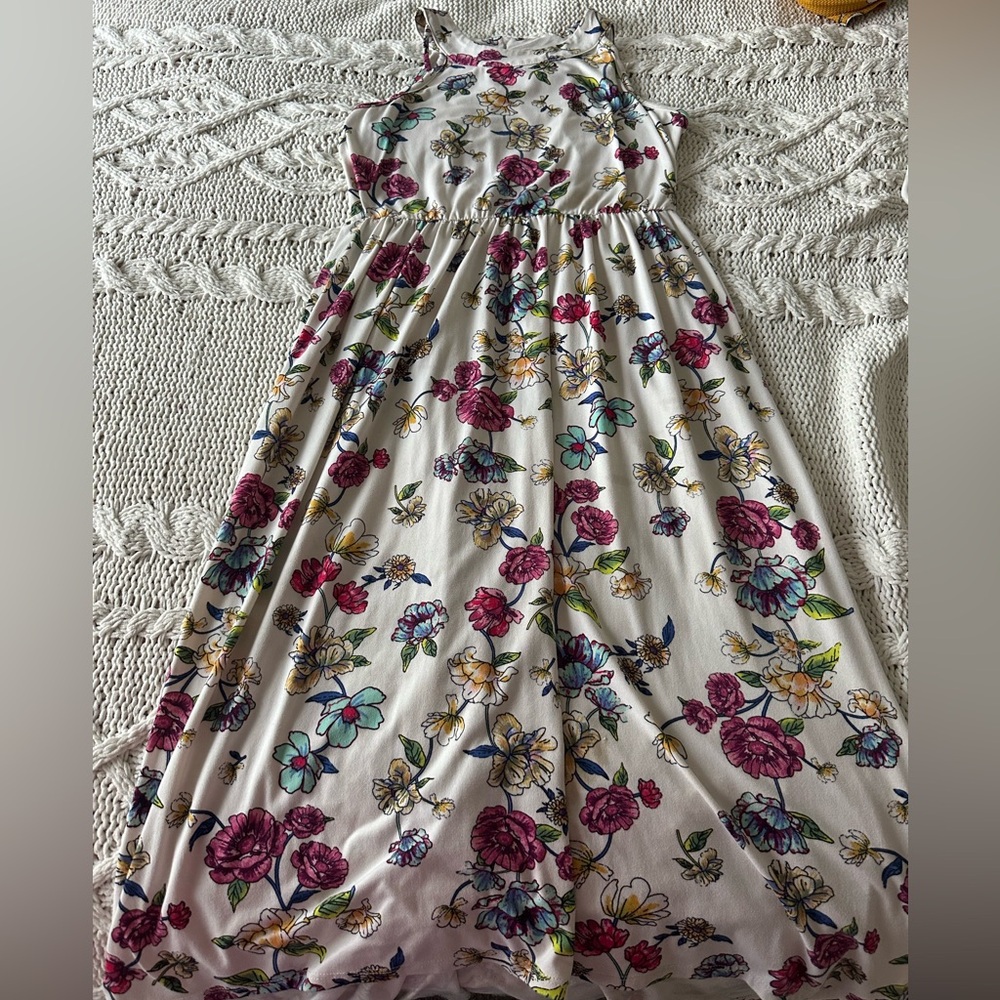 Long floral dress